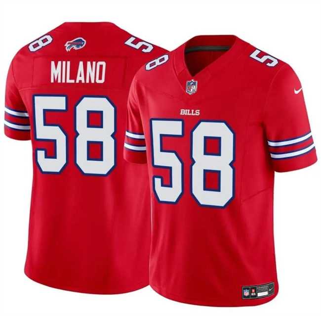 Men & Women & Youth Buffalo Bills #58 Matt Milano Red 2024 F.U.S.E. Vapor Untouchable Limited Stitched Football Jersey,We sell and wholesale Men & Women & Youth Buffalo Bills #58 Matt Milano Red 2024 F.U.S.E. Vapor Untouchable Limited Stitched Football Jersey on line form chian!